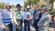 تجلیل از ۱۲۰ راننده قانون‌مدار شیراز در طرحی برای کاهش تخلفات رانندگی