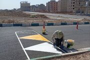 آماده‌سازی معابر آبیک برای بازگشایی مدارس