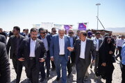 بازدید وزیر نیرو از تصفیه‌خانه فاضلاب فسا با پیشرفت ۸۰ درصدی