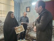 دیدار جهادگران جهاددانشگاهی استان سمنان با خانواده شهید جنگ رمضان "شهید مهدی حامدی"