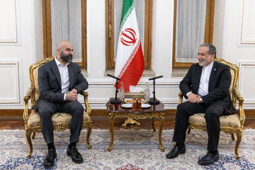 دیدار بافل طالبانی، رئیس اتحادیه میهنی کردستان عراق با سید عباس عراقچی، وزیر امور خارجه