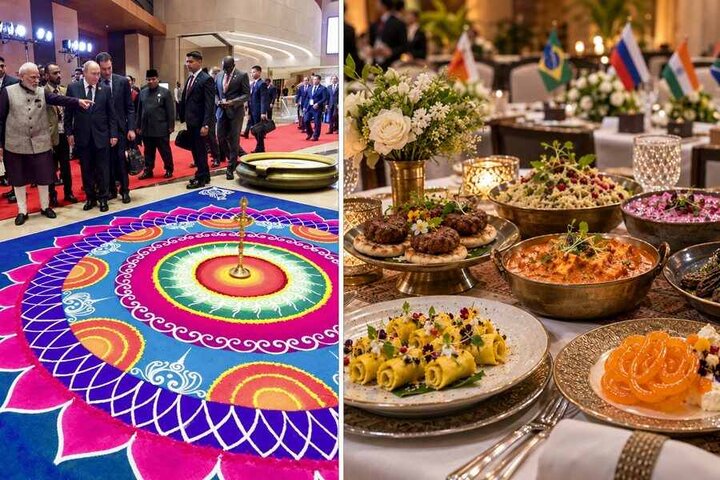 دیپلماسی غذایی متفاوت مودی از رهبران جهان در نشست بریکس