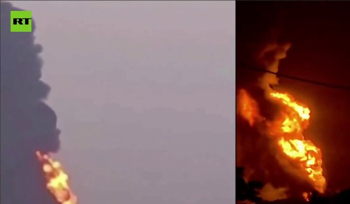 انفجار شدید در یک کارخانه نمک در مکزیک+فیلم