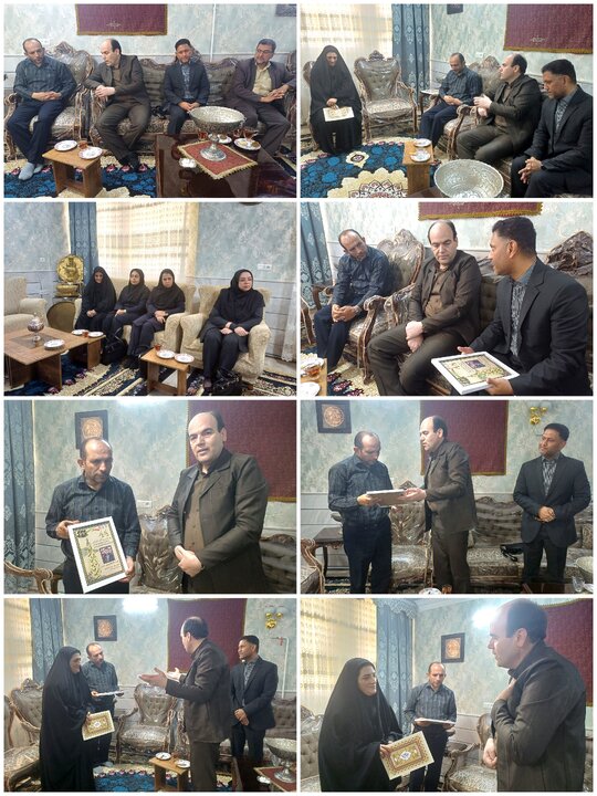دیدار جهادگران جهاددانشگاهی استان سمنان با خانواده شهید جنگ رمضان "شهید مهدی حامدی"