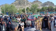 تشییع پیکر مطهر مولوی گرگیج در زاهدان