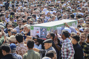 تشییع پیکر شهید «مولوی یوسف گرگیج» - زاهدان