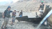 انتشار فیلمی از جنگنده F-۱۵ سعودی ساقط شده توسط پدافند هوایی یمن