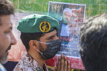 تشییع پیکر شهید «مولوی یوسف گرگیج» - زاهدان