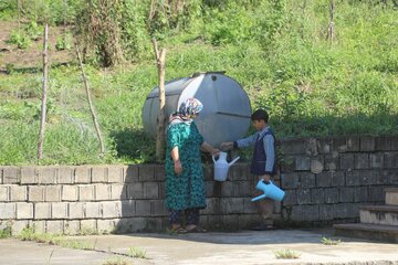 آماده سازی دبستان شهید محرابی روستای کالیکلا-لفور