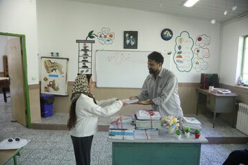 آماده سازی دبستان شهید محرابی روستای کالیکلا-لفور