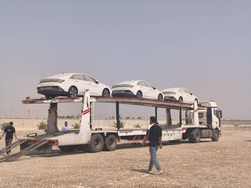 نخستین محموله خودروهای منطقه آزاد مهران وارد شد
