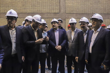 بازدید وزیر صمت از فولاد خراسان - نیشابور