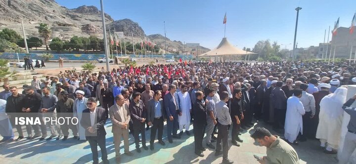 تشییع پیکر مطهر مولوی گرگیج در زاهدان
