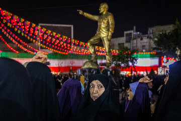 مراسم رونمایی از تندیس سردار شهید امیرعلی حاجی‌زاده