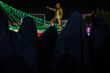 مراسم رونمایی از تندیس سردار شهید امیرعلی حاجی‌زاده