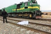 فوت پسر جوان در برخورد با قطار در قزوین