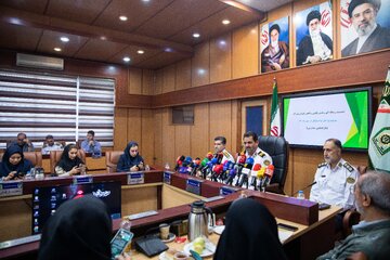 نشست خبری رئيس پلیس راهور تهران
