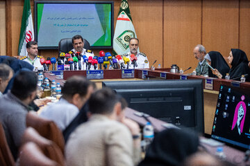 نشست خبری رئيس پلیس راهور تهران