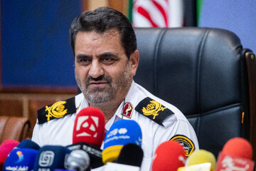 سردار ابوالفضل موسوی پور، رئیس پلیس راهور تهران در نشست خبری