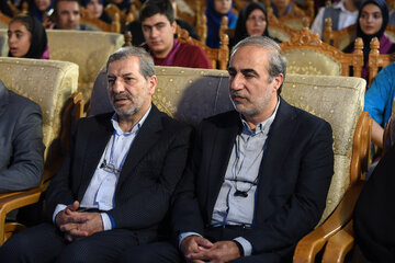 سیدمهدی سیدین‌نیا، مدیرکل فرهنگ و ارشاد اسلامی اصفهان و کمال حیدری، معاون فرهنگی شهردار اصفهان