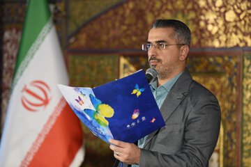 سخنرانی حامد جعفری، مدیر عامل بنیاد سینمایی فارابی در مراسم رونمایی از پوستر سی‌وهشتمین جشنواره فیلم کودکان و نوجوانان - اصفهان