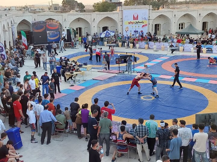 برگزاری «جام تمدن ۲» کشتی نوجوانان ری در کاروانسرای تاریخی کنارگرد