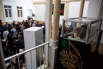 وداع با پیکر آیت الله شبیری زنجانی