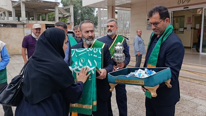 حضور پرچم متبرک حرم حضرت معصومه(س) در مازندران