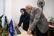 حضور رئیس سازمان امور دانشجویان در خبرگزاری ایسنا