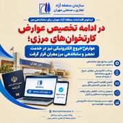 عوارض خروج الکترونیکی مرز مهران در مسیر ساماندهی و تجهیز مرز قرار گرفت