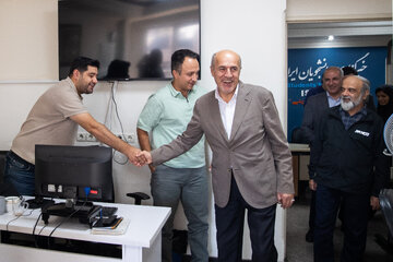 حضور سعید حبیبا، رئیس سازمان امور دانشجویان در خبرگزاری دانشجویان ایران (ایسنا)