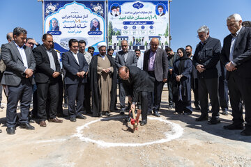 آیین آغاز عملیات اجرایی ۱۰۹ واحد مسکن «خانه امید» - نظرآباد