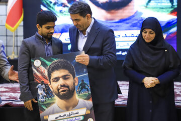 مراسم بدرقه کاروان ورزشی کرمان به بازی‌های پاراآسیایی «ناگویا» ژاپن