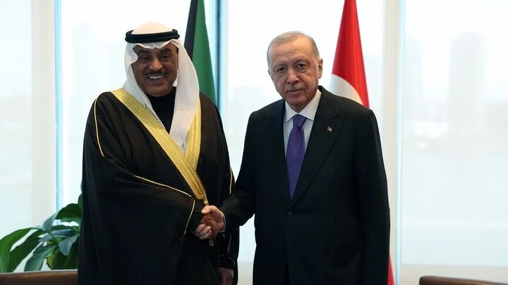 دیدار اردوغان با ولیعهد کویت در نیویورک