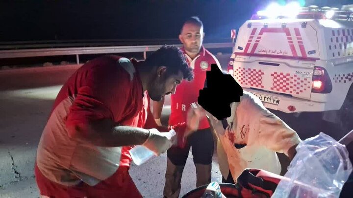 برخورد پراید با تریلر حمل گاز مایع در ورامین ۳ مصدوم بر جا گذاشت