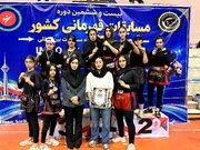 درخشش دختران خوزستانی در مسابقات کیک بوکسینگ کشور