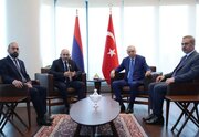 دیدار اردوغان و پاشینیان درباره عادی‌سازی روابط ترکیه و ارمنستان