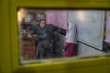 حضور دانش آموزان در کلاس ، مدرسه مصلحیان - بوشهر