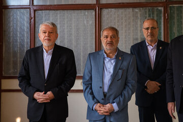علیرضا کاظمی، وزیر آموزش و پرورش، رضا صالحی امیری، وزیر میراث فرهنگی در آیین آغاز سال تحصیلی ۱۴۰۵