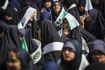 آیین نواختن زنگ مهر در حرم مطهر رضوی - مشهد