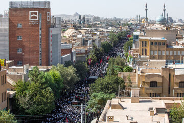تشییع پیکر آیت الله سید موسی شبیری زنجانی در قم