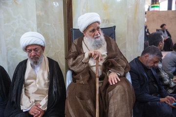 حضور آیت الله کریمی جهرمی در مراسم بزرگداشت رحلت آیت الله شبیری زنجانی در حرم حضرت فاطمه معصومه(س)