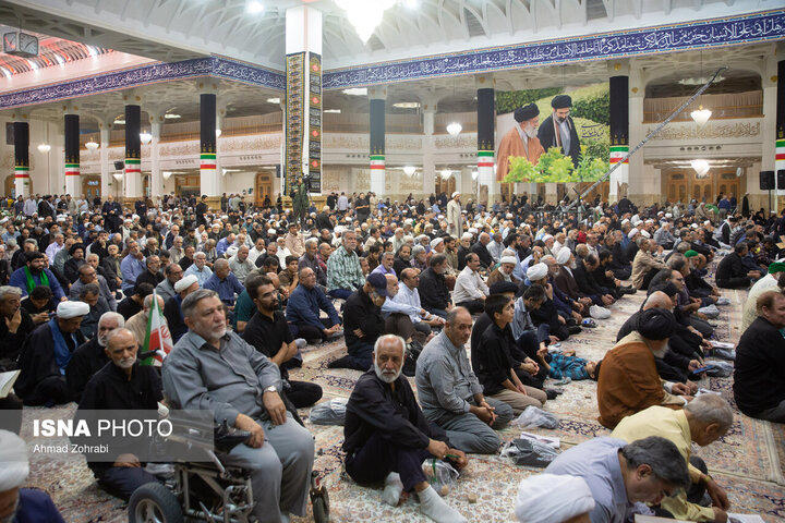 مراسم هفتمین شب ارتحال آیت‌الله شبیری زنجانی در قم برگزار شد