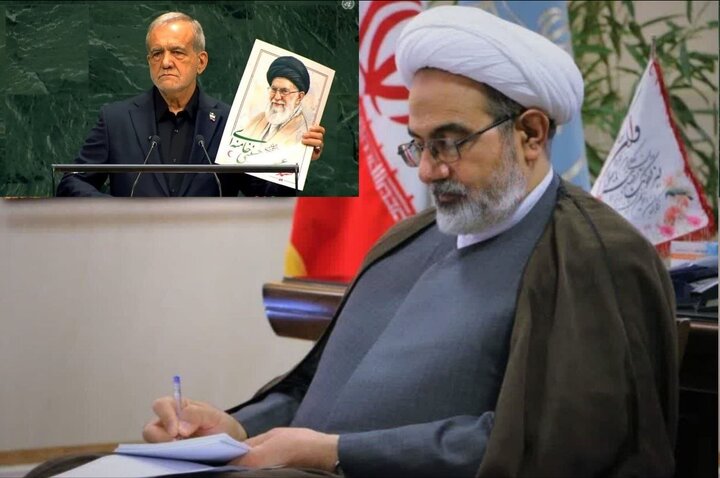 تجلیل رئیس سازمان قضایی نیروهای مسلح از مواضع رئیس‌جمهور در سازمان ملل