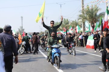 رزمایش ۷۰ هزار نفری جانفدایان - اهواز