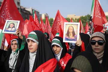 رزمایش ۷۰ هزار نفری جانفدایان - اهواز