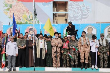 رزمایش ۷۰ هزار نفری جانفدایان - اهواز