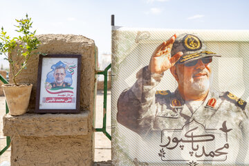 مراسم بزرگداشت سپهبد شهید پاکپور - خنداب
