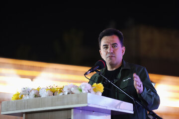 سخنرانی ، یعقوب هوشیار شهردار تبریز در مراسم افتتاح باغ‌ موزه ستارخان - تبریز 