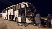 برخورد اتوبوس با کشنده در محور بیرجند ـ سربیشه ۶ مصدوم برجا گذاشت
